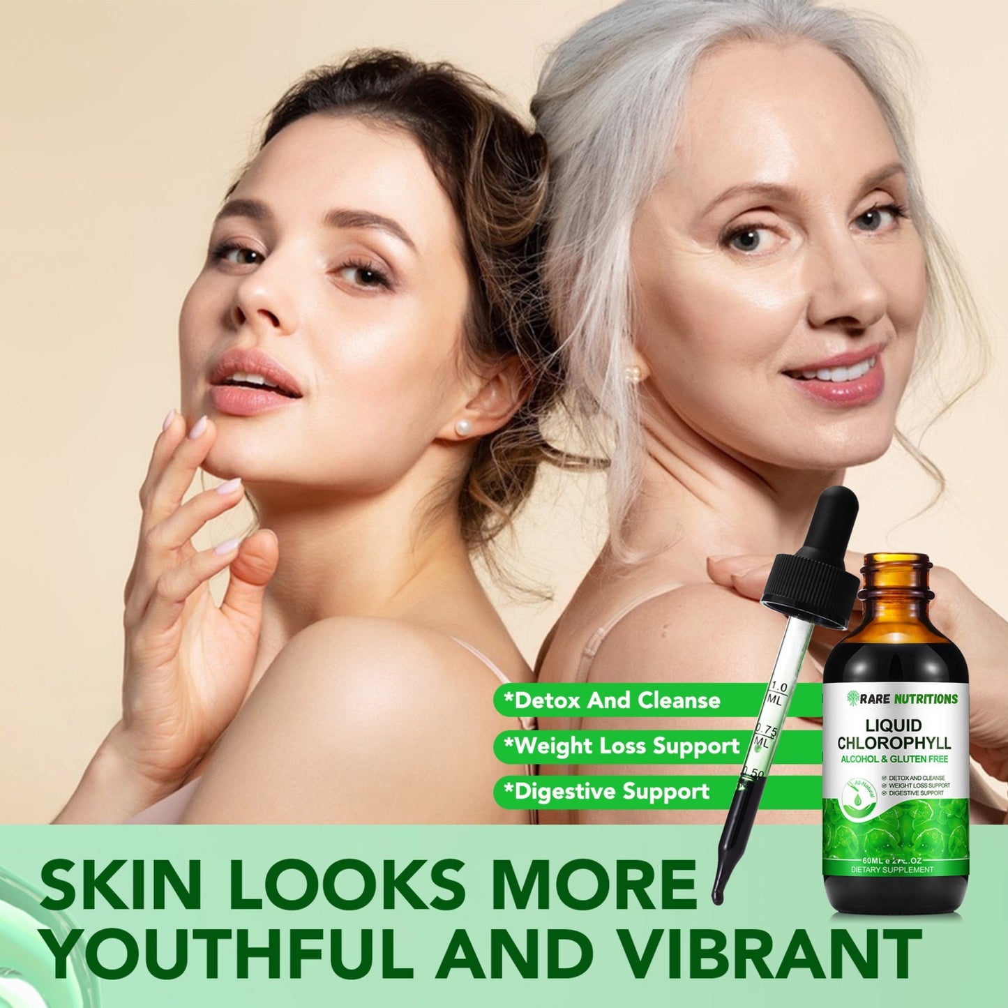 RARE™ Chlorophyll Detox & Blood Sugar Support