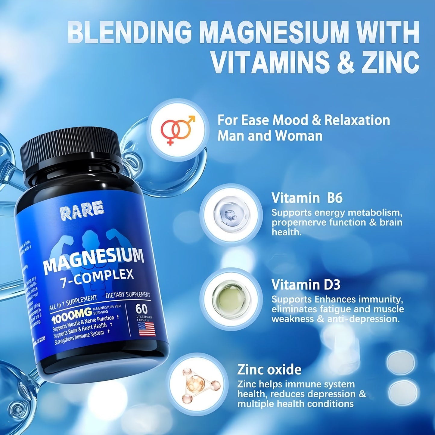 RARE™ 7-in-1 Magnesium Complex Formula