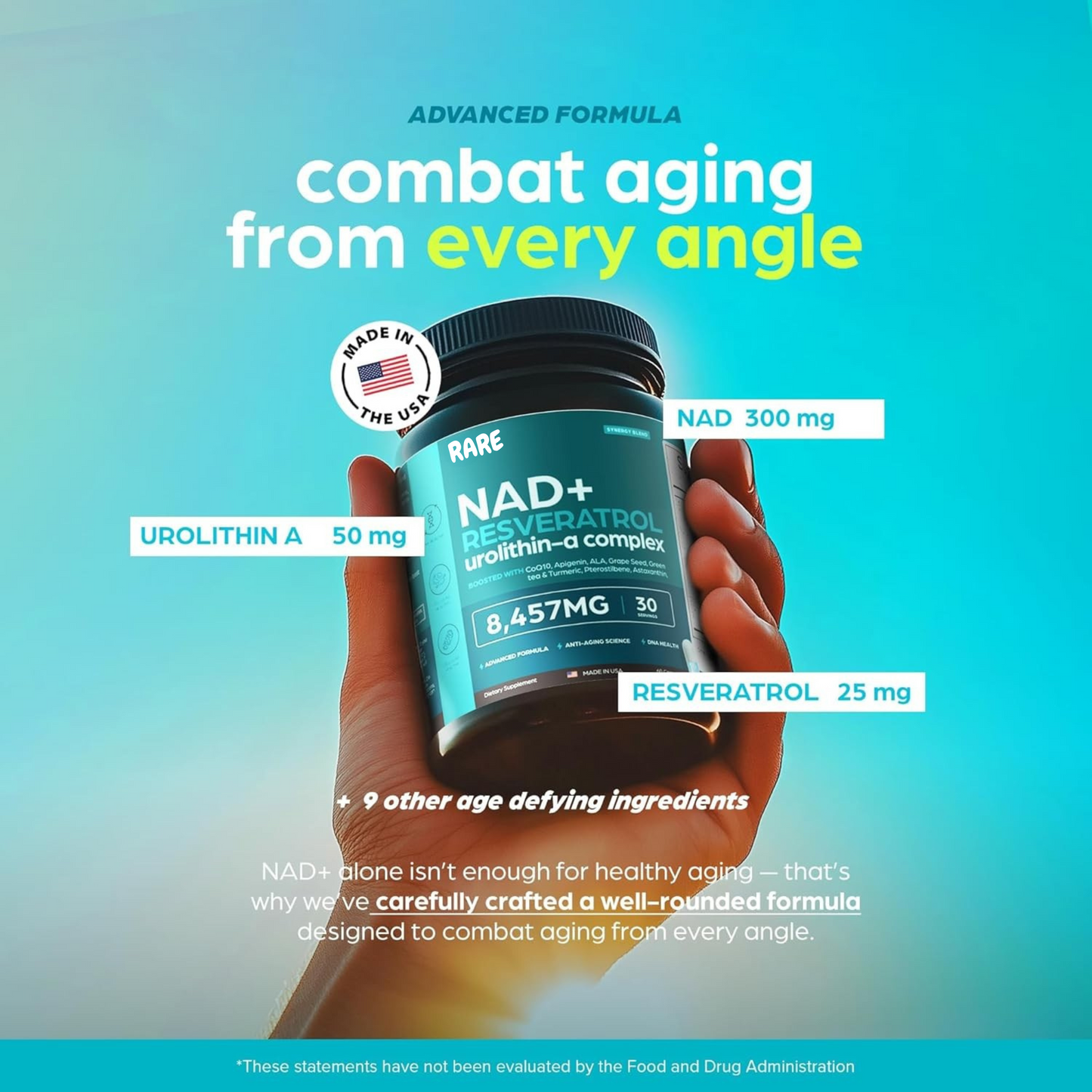 RARE™ NAD+ Advanced Formula