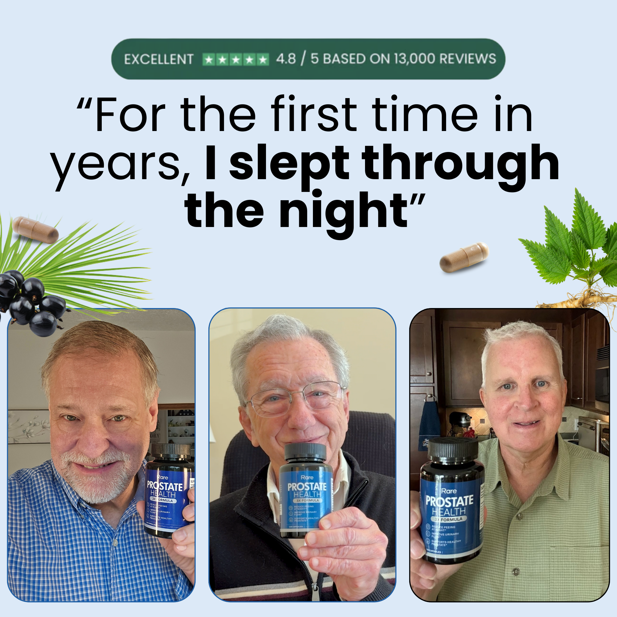 Prostate Health 3X Herbal Formula